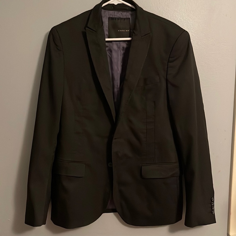 Mens suit jacket:Black Tag by Zara Man size40